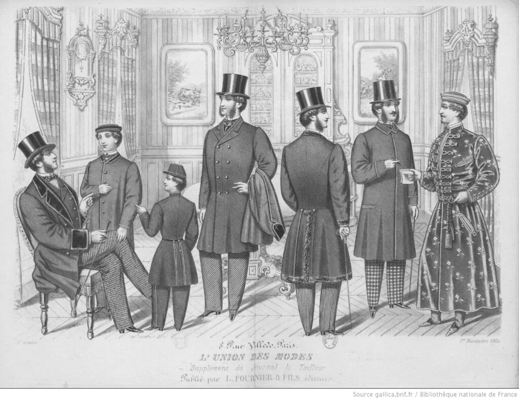 male fashion 1860 November