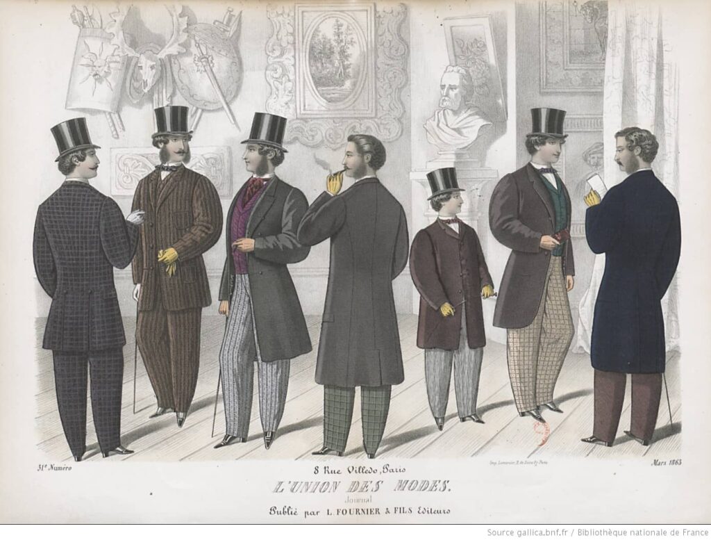 1863 ubiory męskie