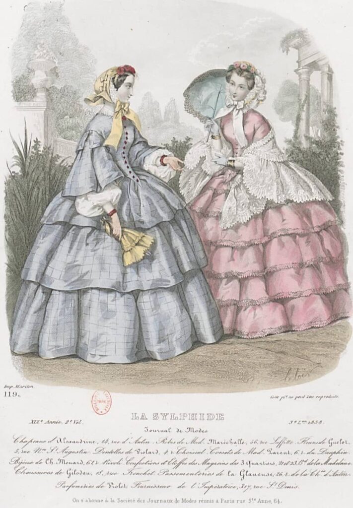1858 summer dresses