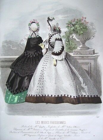 1861 rycina z "Les Modes Parisiennes"