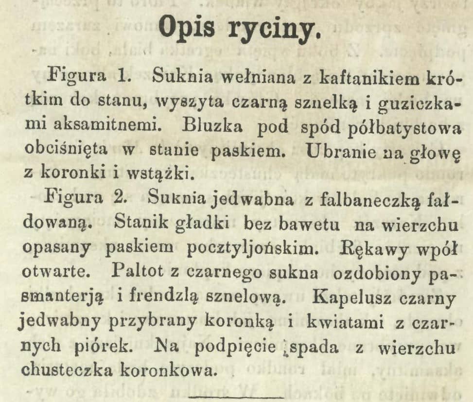 Polski opis ryciny z 1863 roku
