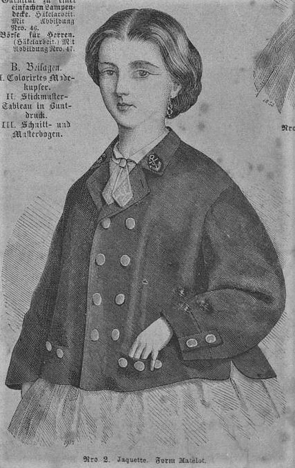 Jacket from "Victoria" magazine, 1864