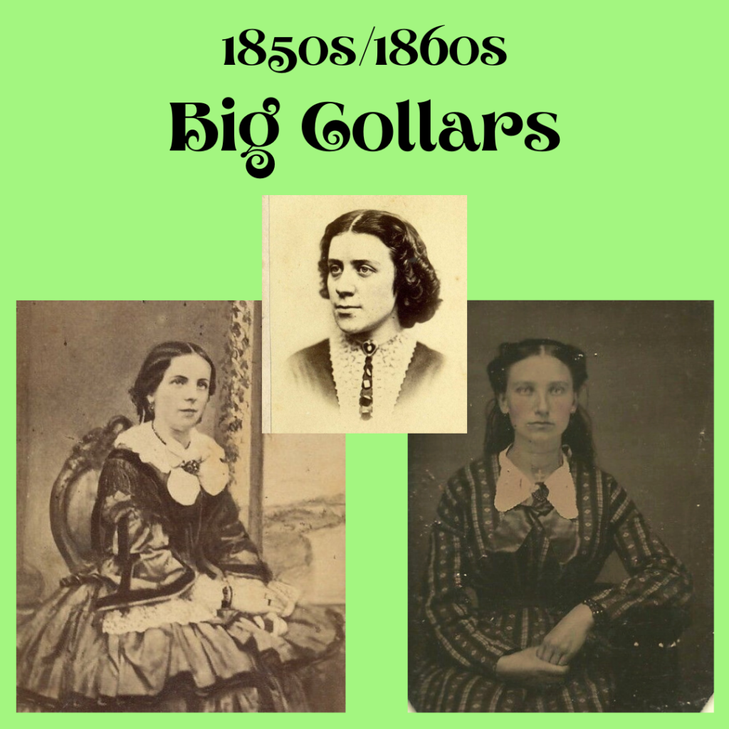 Zdjęcia kobiet z końca lat 1850. i poczatku 1860.