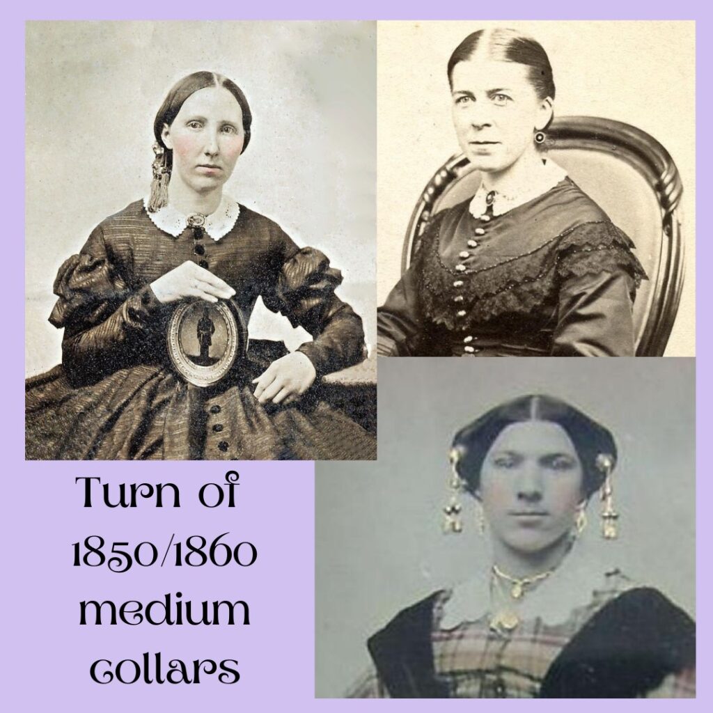 CDV ladies from 1860s